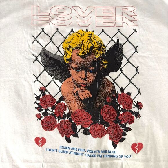 NWT NovaMen Lover Cherub T-shirt Men’s XXL | Streetwear Skater Urban Popular Emo - Picture 4 of 14